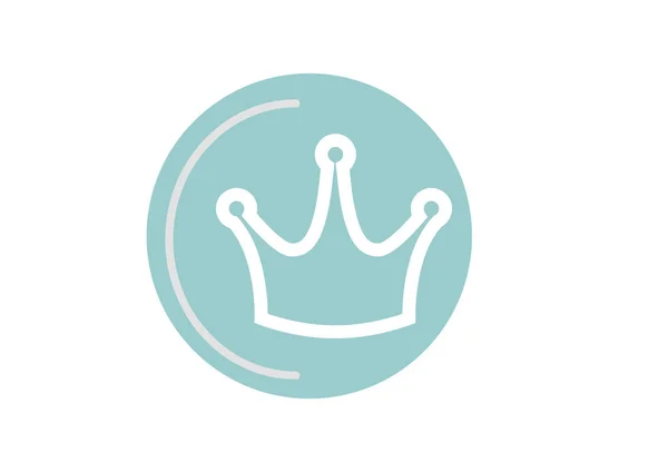 Crown Znamení Vektorové Ilustrace — Stockový vektor