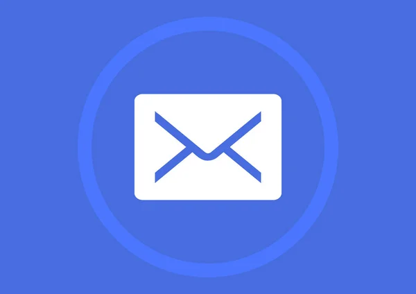 Vektorillustration Des Mail Websymbols — Stockvektor