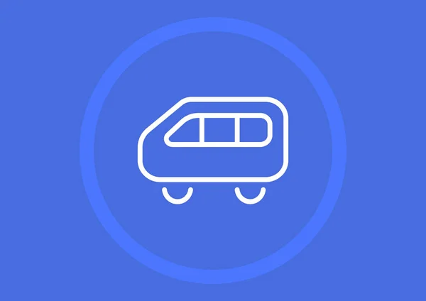 Bus Chart Icon Vector Design — Stock Vector
