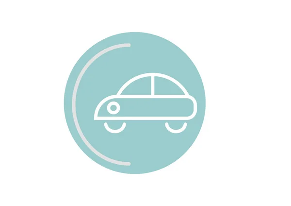 Car Web Icon Vector Design — Stock Vector