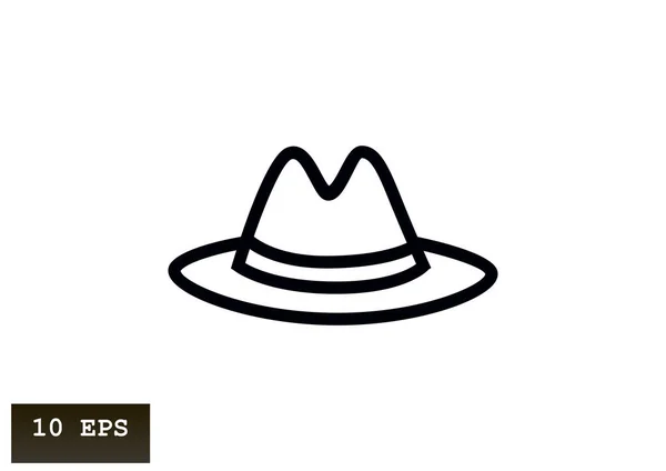 Hat Icon Vector Illustration — Stock Vector