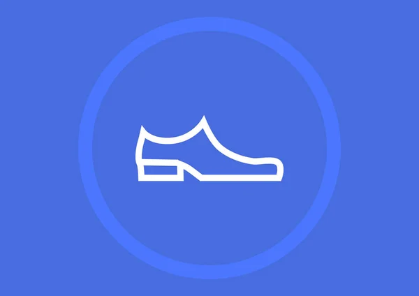 Shoe Icon Vector Illustration — Stock Vector