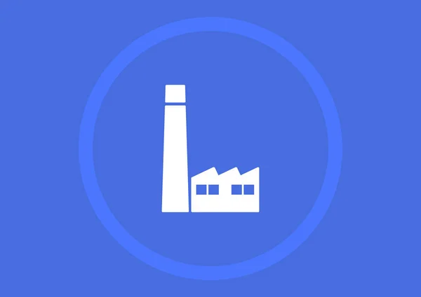 Εργοστάσιο Σημάδι Διανυσματικά Εικονογράφηση — Διανυσματικό Αρχείο