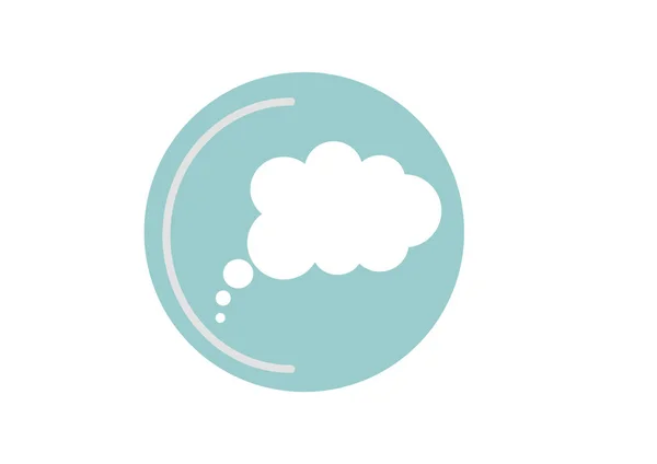 Nube Signo Vector Ilustración — Vector de stock