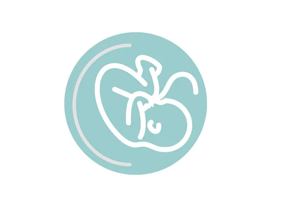 Lilla Baby Symbol Vektorillustration — Stock vektor