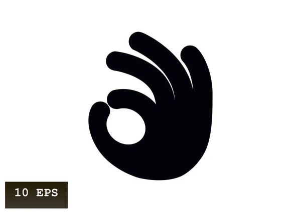 Hand Symbol Vector Illustration — Stock Vector