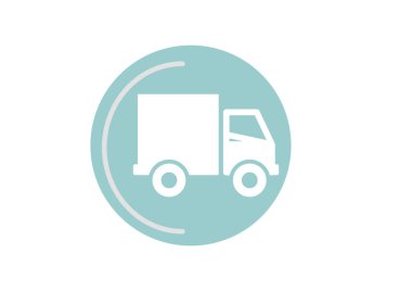 Nakliye işareti illüstrasyon vektör 