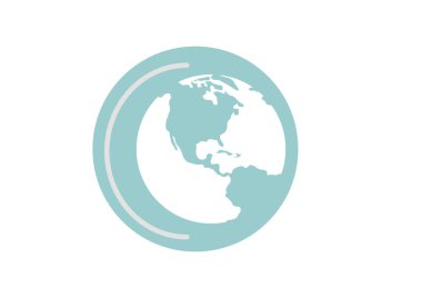 Küre işareti illüstrasyon vektör 