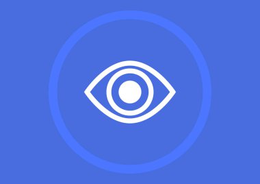 göz işareti illüstrasyon vektör 