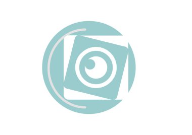 Kamera işareti vektör illüstrasyonu 