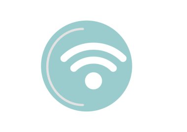 WiFi işareti illüstrasyon vektör 