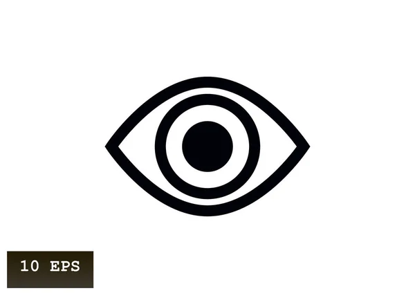 Eye Sign Vector Illustration — Stock Vector