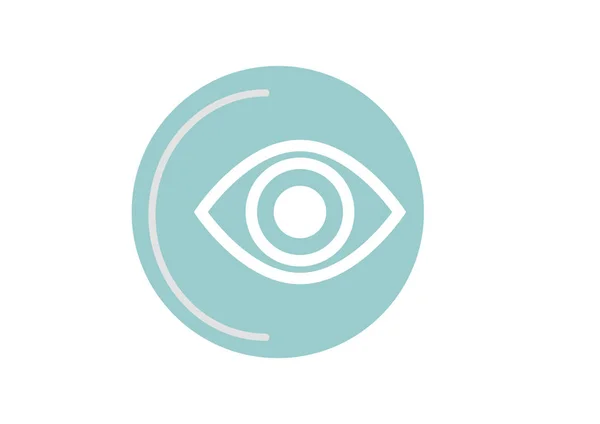Illustrazione Vettoriale Del Segno Oculare — Vettoriale Stock