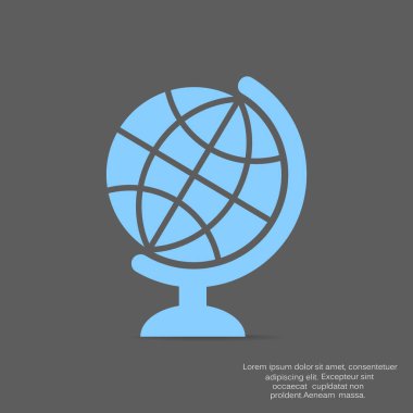 Lojistik web simgesi şablonu. vektör tasarımı