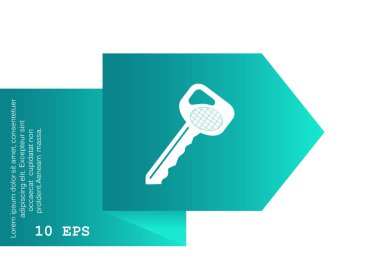 Basit anahtar web simgesi