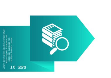 Ansiklopedi ikon vektör çizimi 