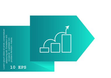 iş diyagramı düz kutsal kişilerin resmi, vektör çizim