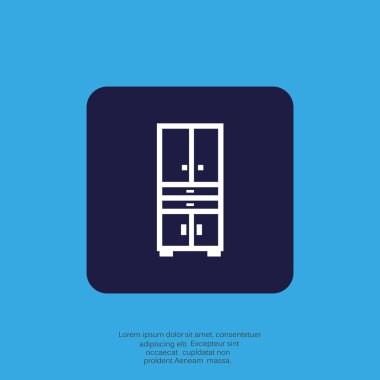 Kostüm simgesi vektör illüstrasyonu 