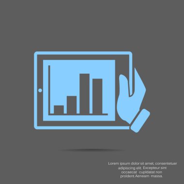 iş diyagramı düz kutsal kişilerin resmi, vektör çizim