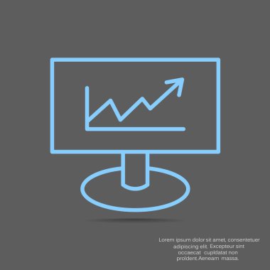 iş diyagramı düz kutsal kişilerin resmi, vektör çizim