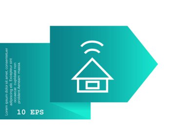 Wi fi işaret vektör illüstrasyonu