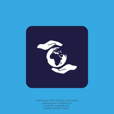 Lojistik web simgesi şablonu. vektör tasarımı