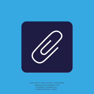 kağıt raptiyesi vektör illüstrasyonuName