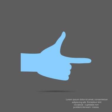 işaret parmağı, web simgesi