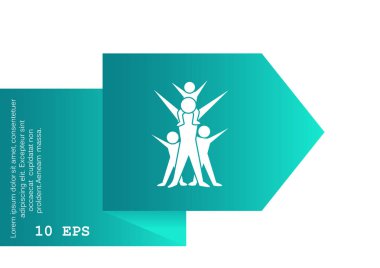 kavram kutsal kişilerin resmi, vektör çizim 