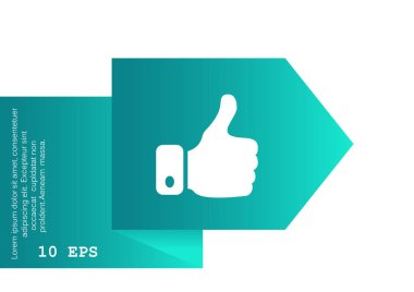 Basit simgeyi parmakla