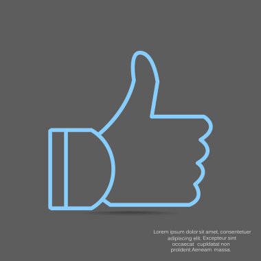 Basit simgeyi parmakla