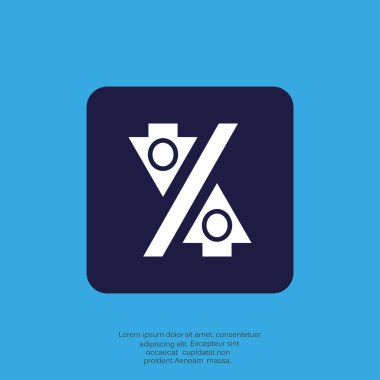 bilgisayar simgesi, vektör illüstrasyonu 