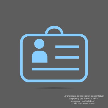 kimlik kartı simgesi