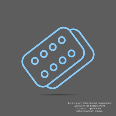 tıbbi simge, vektör illüstrasyonu 