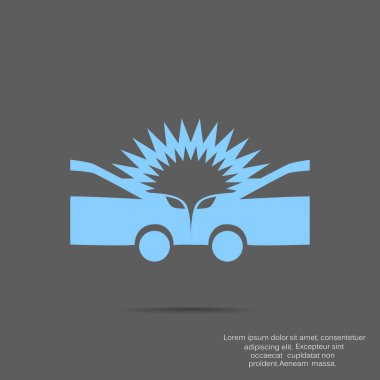 basit araç simgesini