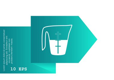 kavanoz simgesi ölçme, illüstrasyon vektör 