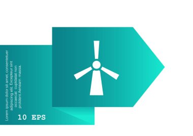 Rüzgar jeneratör web simgesi