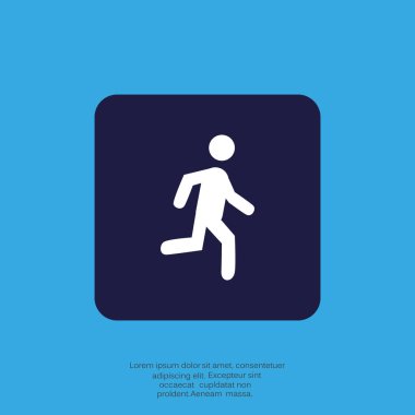 man simgesi vektör illüstrasyonu