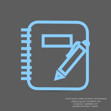 dizüstü simgesi vektör illüstrasyonu 