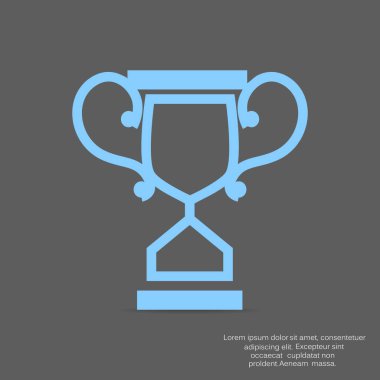 Kupa ödülü vektör illüstrasyonuName 