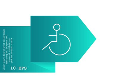 Tıp simgesi, vektör illüstrasyonu 