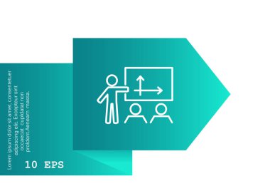iş diyagramı düz kutsal kişilerin resmi, vektör çizim