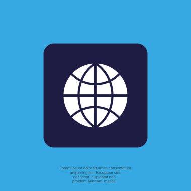 Lojistik web simgesi şablonu. vektör tasarımı