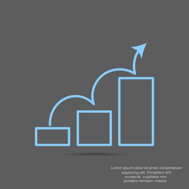 iş diyagramı düz kutsal kişilerin resmi, vektör çizim