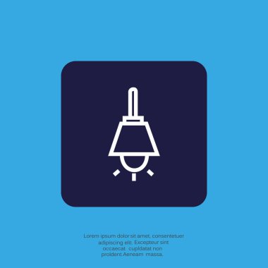 lamba ikonu vektör illüstrasyonu 