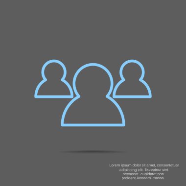 iş kitap düz simgesi, vektör çizim