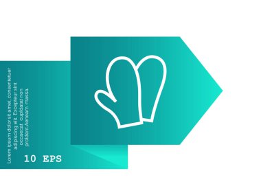 elmastan düz simge, vektör illüstrasyonu