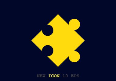 Web tasarımı için düz simgesi bulmaca