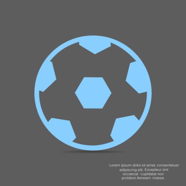 Futbol topu vektör çizim