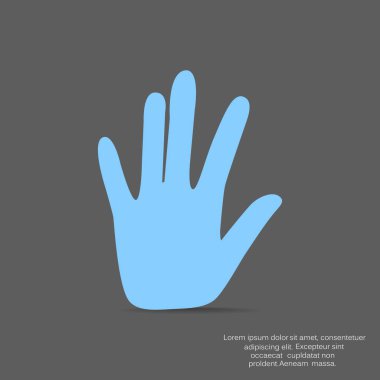 el dur web simgesi. vektör tasarımı